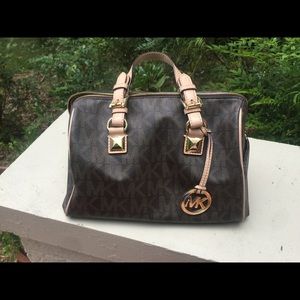 Brown Leather Michael Kors Purse